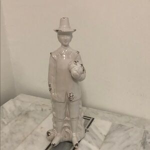 Antique Vintage White porcelain Figurine Decorative Home Art